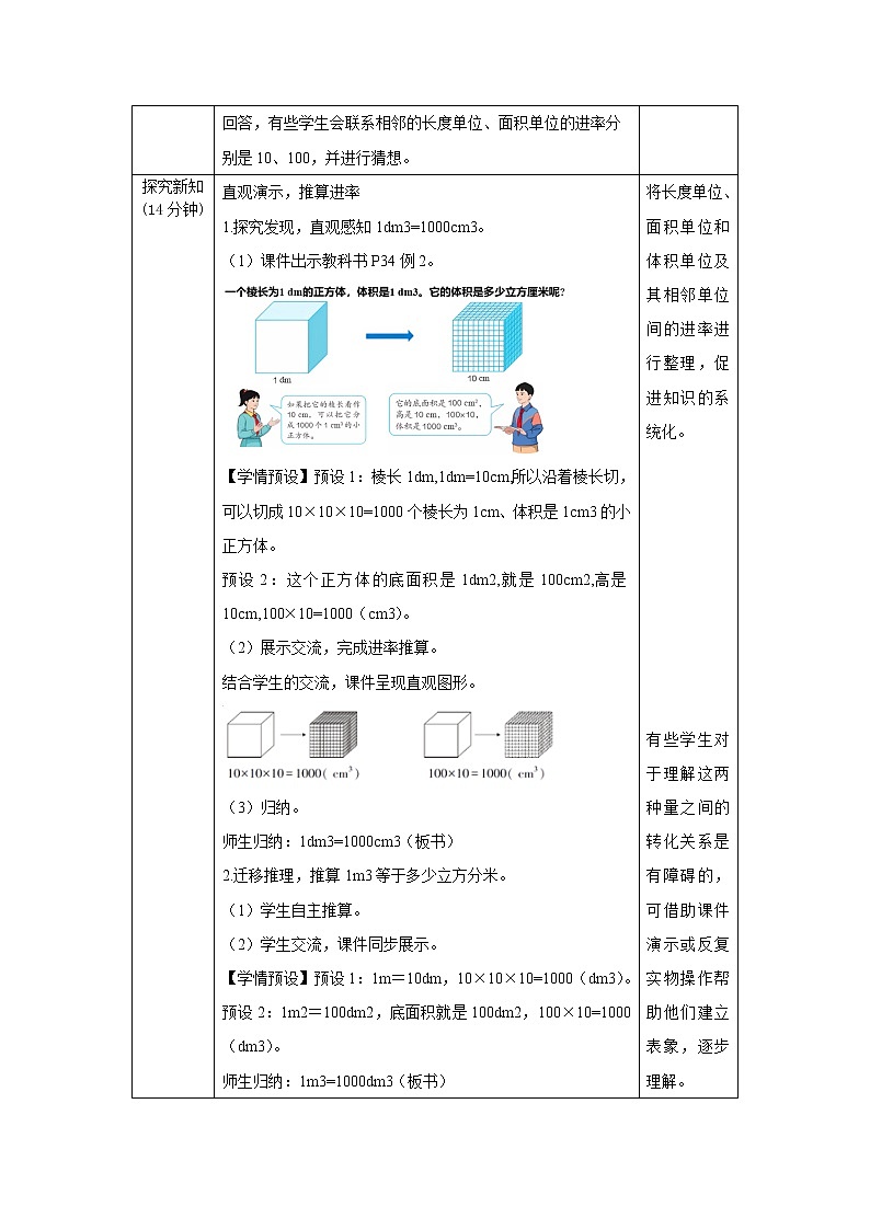 3.3.2《体积单位间的进率1》课件+教案+同步练习02