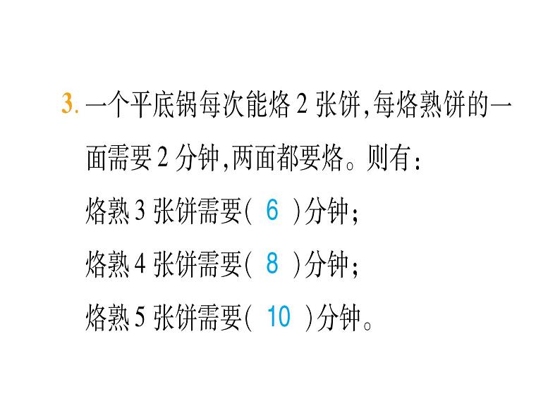 四年级上册烙饼问题加强版课件PPT第5页