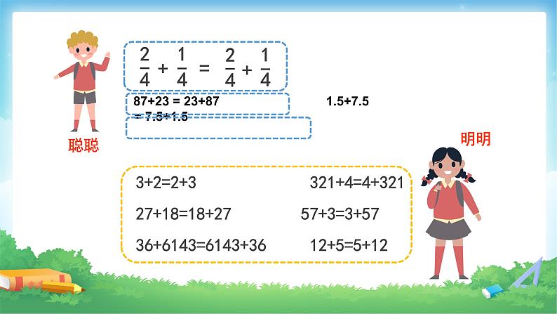 3.1 课时01-加法运算定律-四年级下册数学-人教版课件PPT第8页