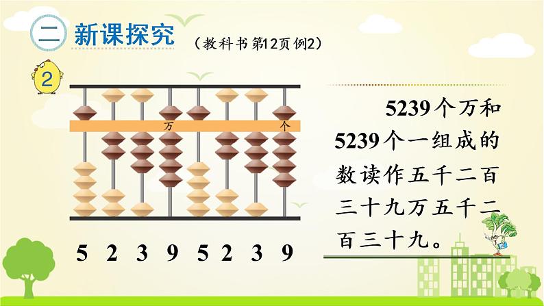 苏教数学四年级下册 二 认识多位数  第2课时 认识含有万级和个级的数 PPT课件第3页