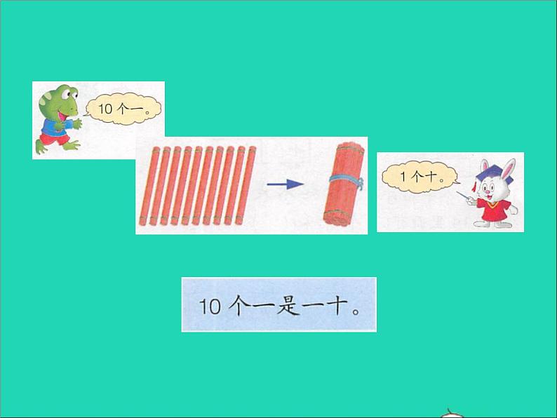 2021一年级数学上册七11_20各数的认识第2课时11_20各数的组成授课课件冀教版06