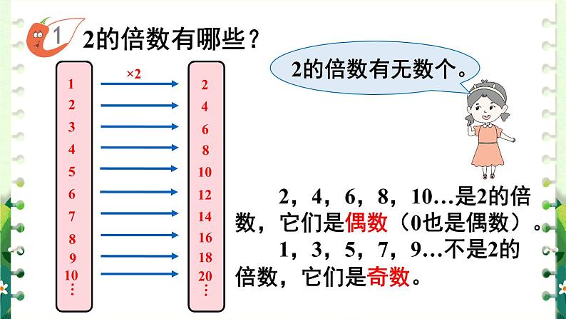 西师大版五下数学1.2《2，3，5的倍数特征》第一课时 2,5的倍数特征课件PPT第3页