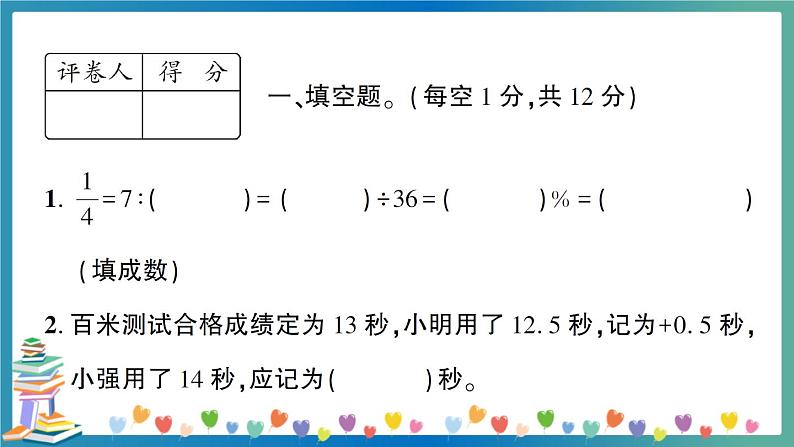 2020云南昆明六年级数学质量检测（教师版）第2页