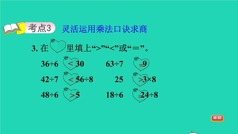 2021二年级数学上册七制作标本__表内除法综合练习课件青岛版六三制05