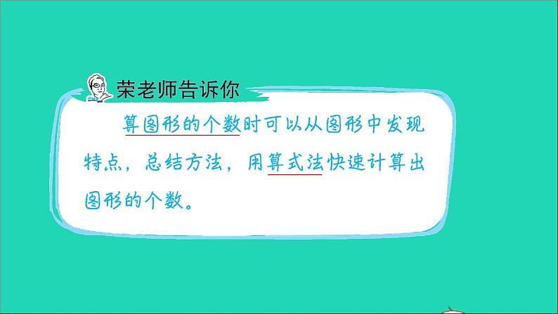 2021二年级数学上册三小制作__角的初步认识第4招用算式法算出图形的个数(学习第3单元后使用)课件青岛版六三制第2页