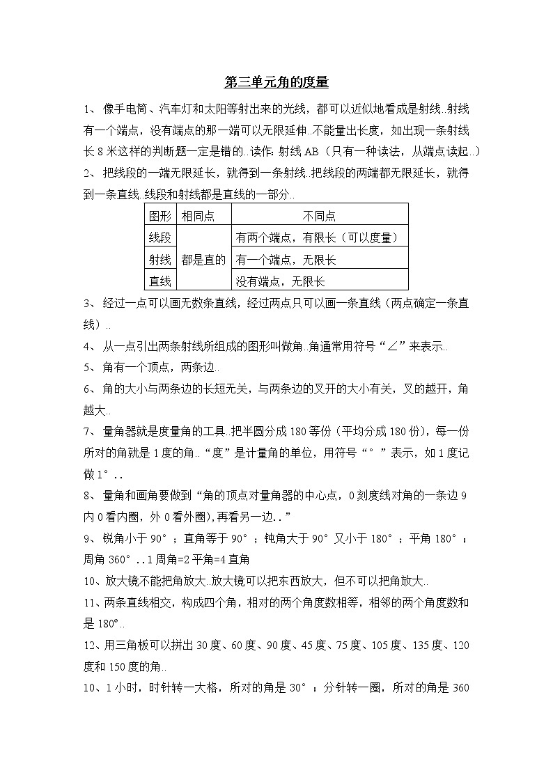 人教版小学数学四年级上册教学教案设计归纳总结201