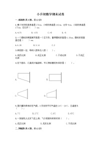 小升初数学期末试卷【培优A卷】