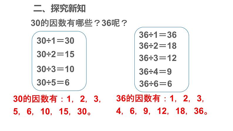 人教版五年级数学下册 2.1 因数和倍数（4）课件PPT第6页