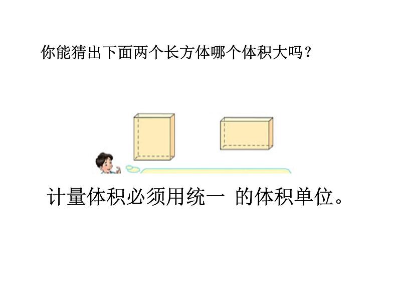 人教版五年级数学下册 3.3.1 体积和体积单位（2）课件PPT第5页