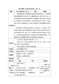 小学数学人教版一年级下册认识人民币优秀第1课时导学案