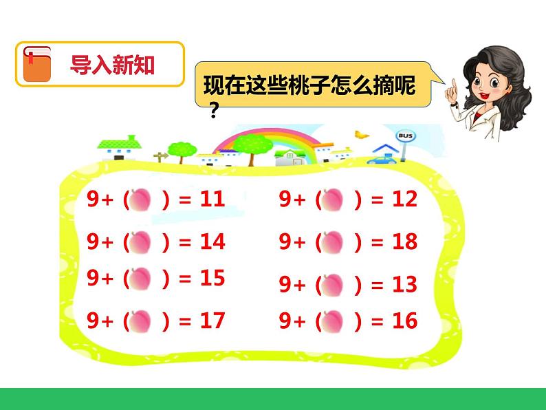第二单元 20以内的退位减法 第一课时十几减9 课件第4页