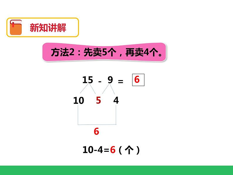 第二单元 20以内的退位减法 第一课时十几减9 课件第8页