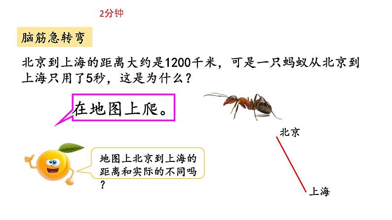 人教版六年级数学下册 4.6认识比例尺课件PPT02