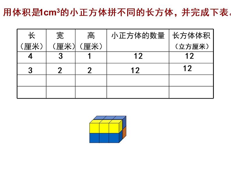 人教版数学五年级下册第三单元第7课时长方体和正方体的体积计算课件PPT第8页