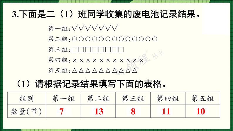 北师大版二下数学 第八单元 《单元复习》授课课件06