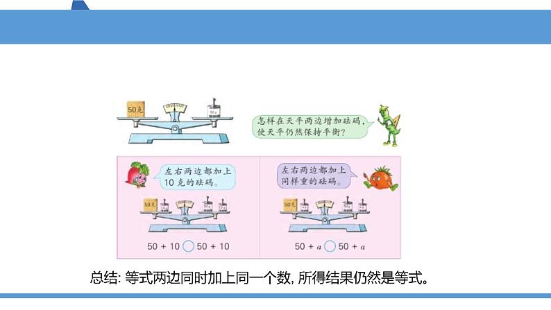 1.2用等式的性质解方程（课件）2021-2022学年数学五年级下册06