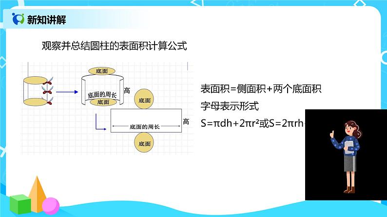 圆柱的表面积 课件（送教案+练习）06