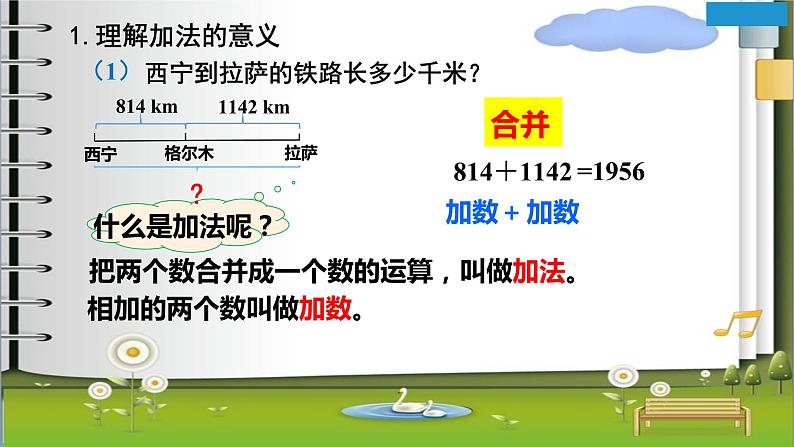 人教版四年级数学下册 1.1 加、减法的意义和各部分间的关系（2）课件PPT06