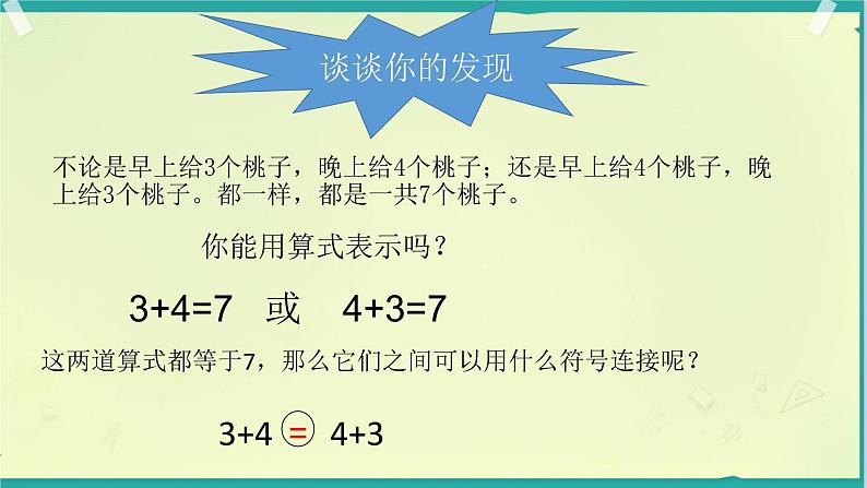 人教版四年级数学下册 3.1 加法运算定律（2）课件PPT第2页