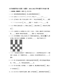 小升初数学复习试卷（试题）-2021-2022学年数学六年级下册（3）(含答案）