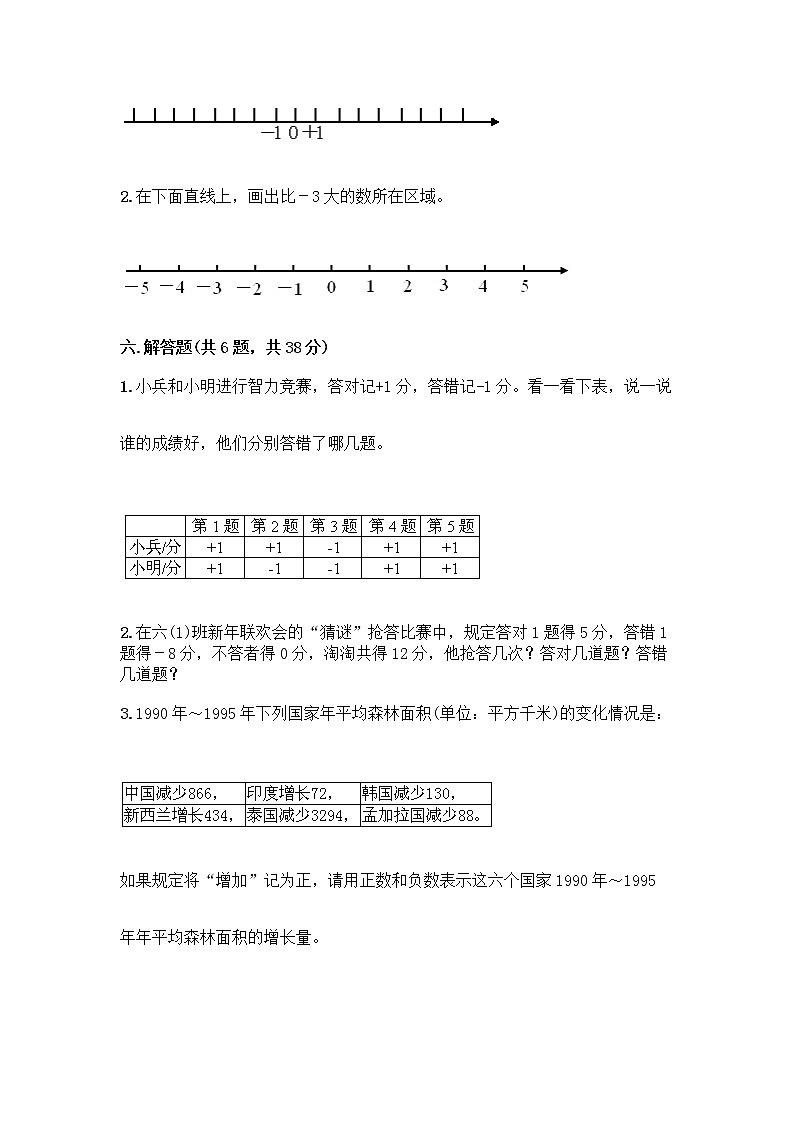 人教版六年级下册数学期中测试卷及完整答案（历年真题）第3页