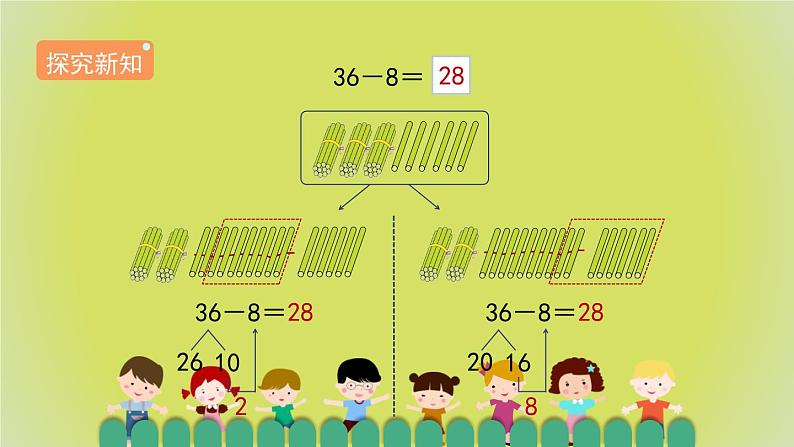 6.3.2《两位数减一位数（退位）》 课件+教案+导学案05