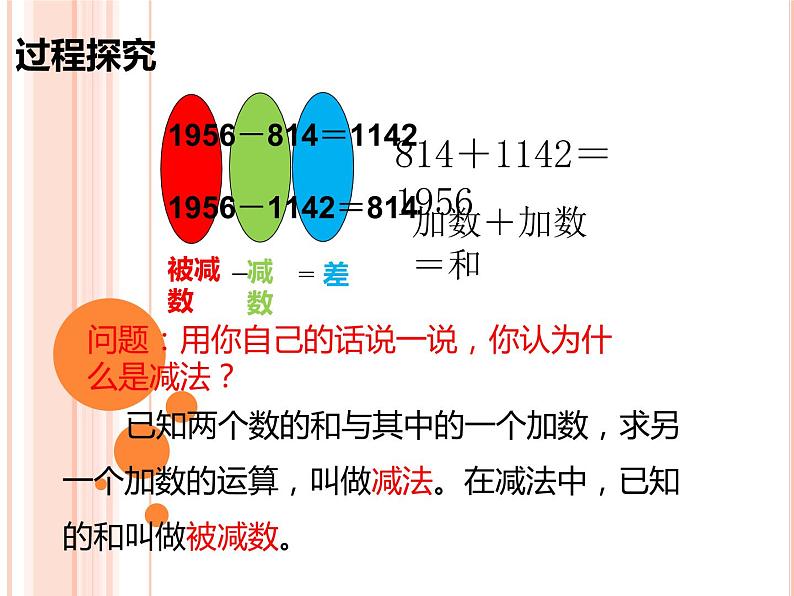 四年级数学下册课件  加、减法的意义和各部分间的关系  人教版第8页