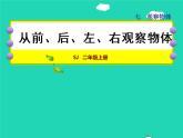 2021二年级数学上册第7单元观察物体从前后左右观察物体授课课件苏教版