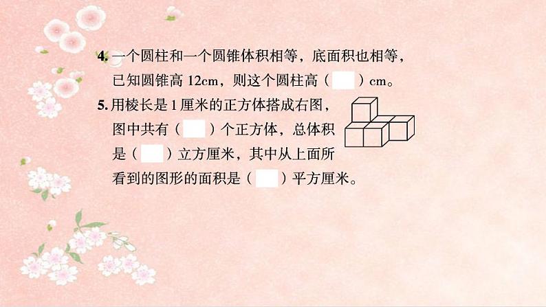 课时训练3  立体图形的认识与测量第2页