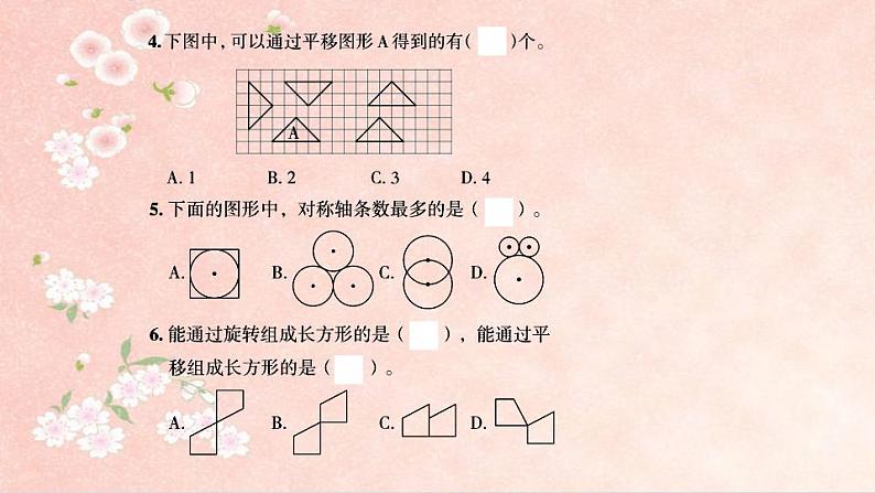 课时训练4  图形的运动第4页