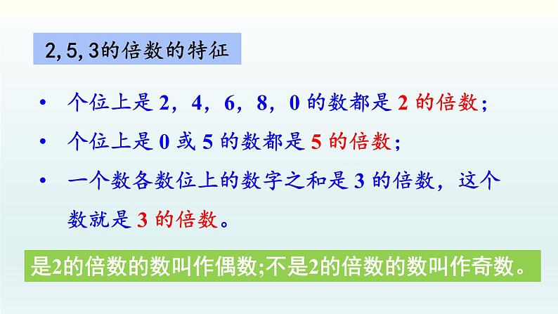 北师五年级上册 总复习1     倍数与因数、分数课件PPT04