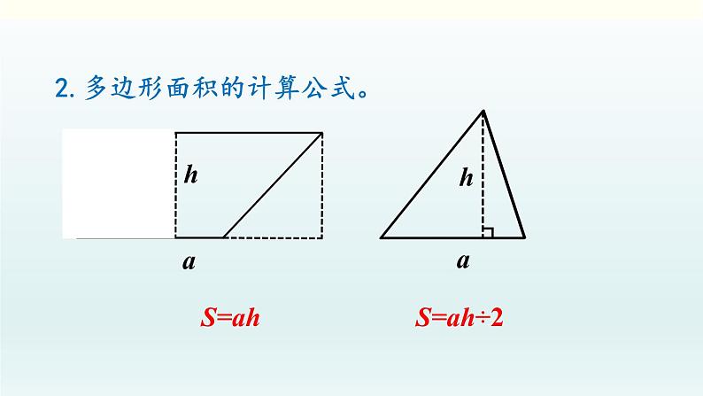 北师五年级上册 总复习4     多边形与组合图形的面积课件PPT03