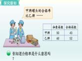 北师六年级上册第四单元 第2课时 合格率（1）课件PPT