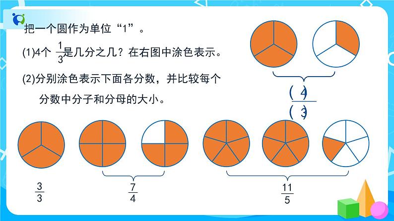 4.2《真分数和假分数》课件+教案+练习+导学案+备课方案07
