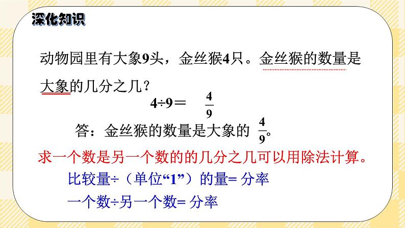 人教版小学数学五年级下册总复习4《数与代数-分数的意义和性质》课件07