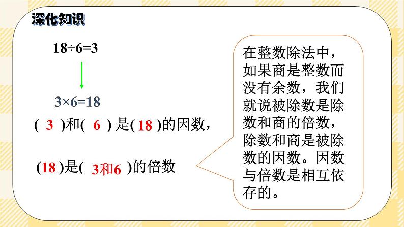人教版小学数学五年级下册总复习5《数与代数-因数与倍数》课件06