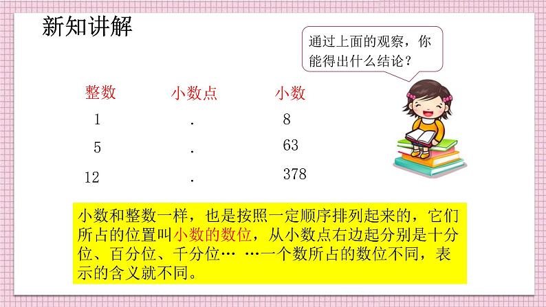 人教版数学四年级下册《小数的意义和性质——小数的数位顺序表》课件第8页