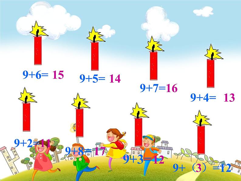 人教版数学一年级下册-0220以内的退位减法-03十几减9-课件04第3页