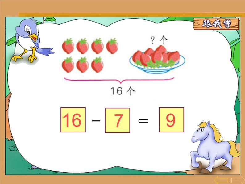 人教版数学一年级下册-0220以内的退位减法-02十几减8、7、6-课件01第4页