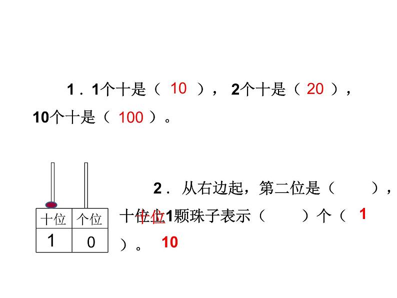 人教版数学一年级下册-04100以内数的认识-02数数 数的组成-课件04第2页