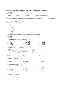 小学数学北师大版六年级下册面的旋转同步达标检测题