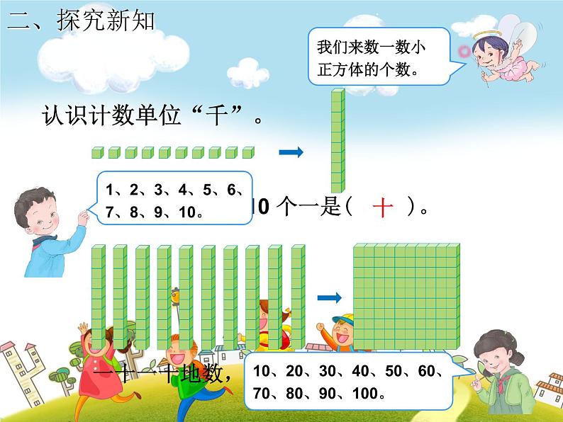 人教版数学二年级下册-07万以内数的认识-011000以内数的认识-课件01第4页