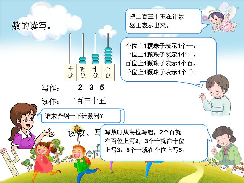 人教版数学二年级下册-07万以内数的认识-011000以内数的认识-课件02第6页