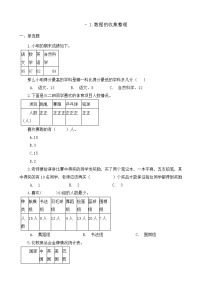 人教版1 数据收集整理精品复习练习题