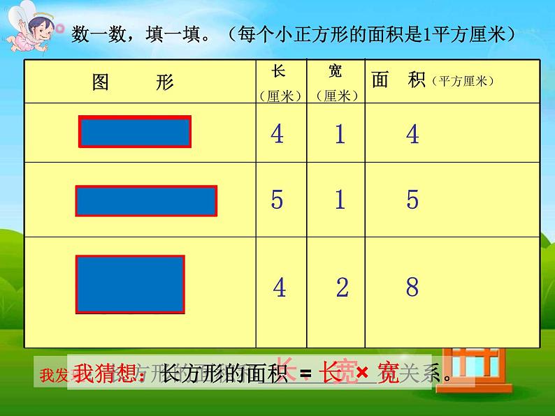 人教版数学三年级下册-05面积-03长方形、正方形面积的计算-课件07第4页