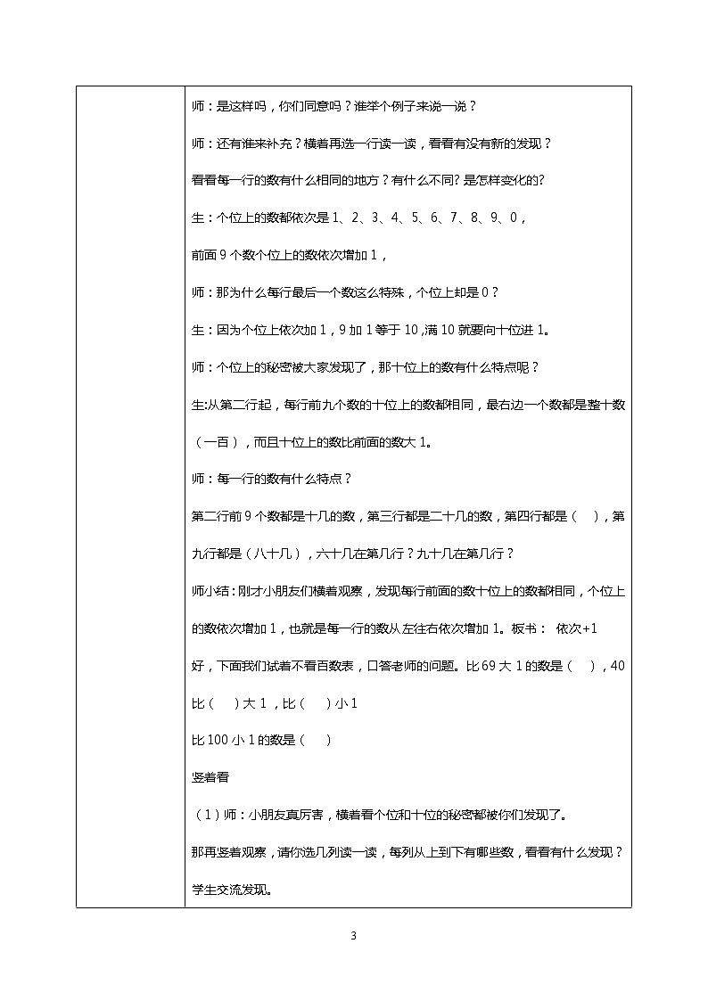 人教版小学数学一年级下册4.3《100以内数的顺序》课件教案03