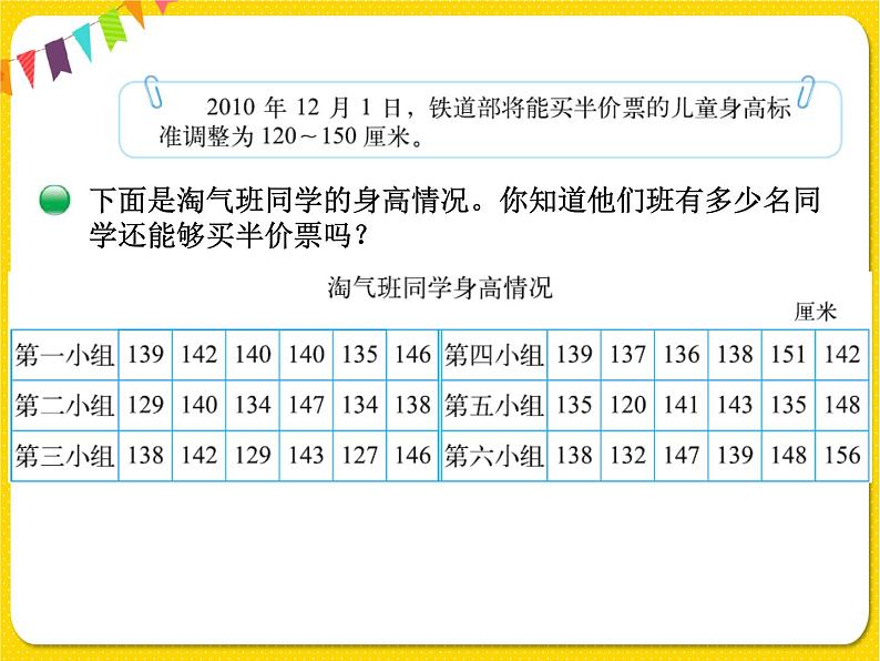 北师大版三年级下册数学第七单元数据的整理和表示——课时2 快乐成长课件PPT02