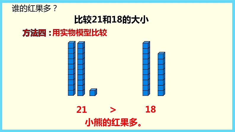 北师大版数学一下3.4 谁的红果多ppt课件（送教案+练习）08