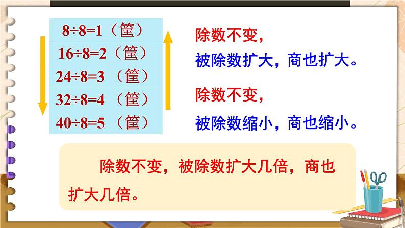 西师大版三下数学PPT课件 3.1《三位数除以一位数》 第5课时 商的变化规律05