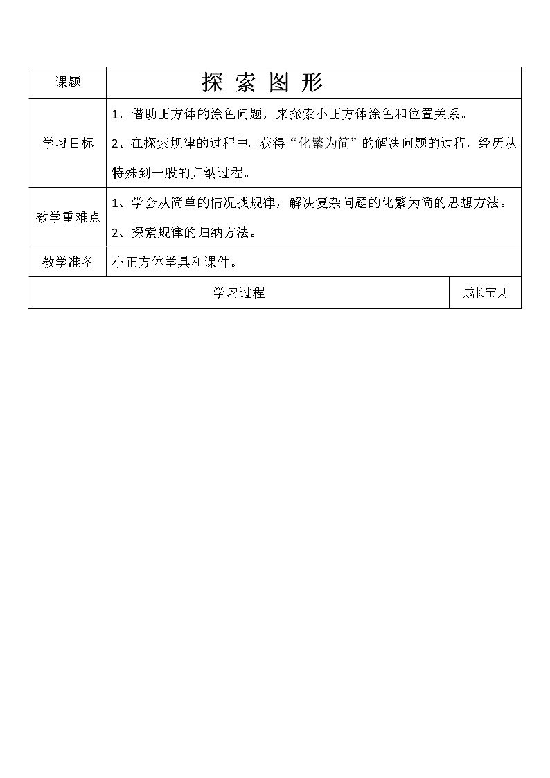人教版数学五年级下册-04☆探索图形-教案03第1页